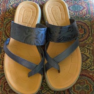 BOC navy blue comfortable sandals